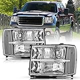 TUSDAR Fit for 2007-2013 GMC Sierra 1500 Headlight