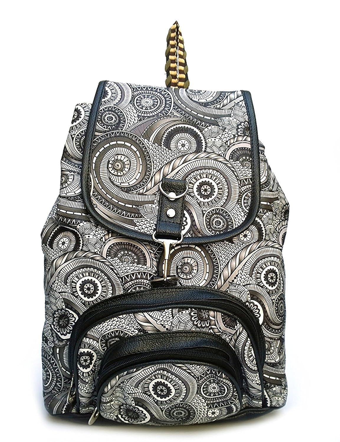 darash fashion pu women's stylish handbag backpacks - multicolour (bag-173a)