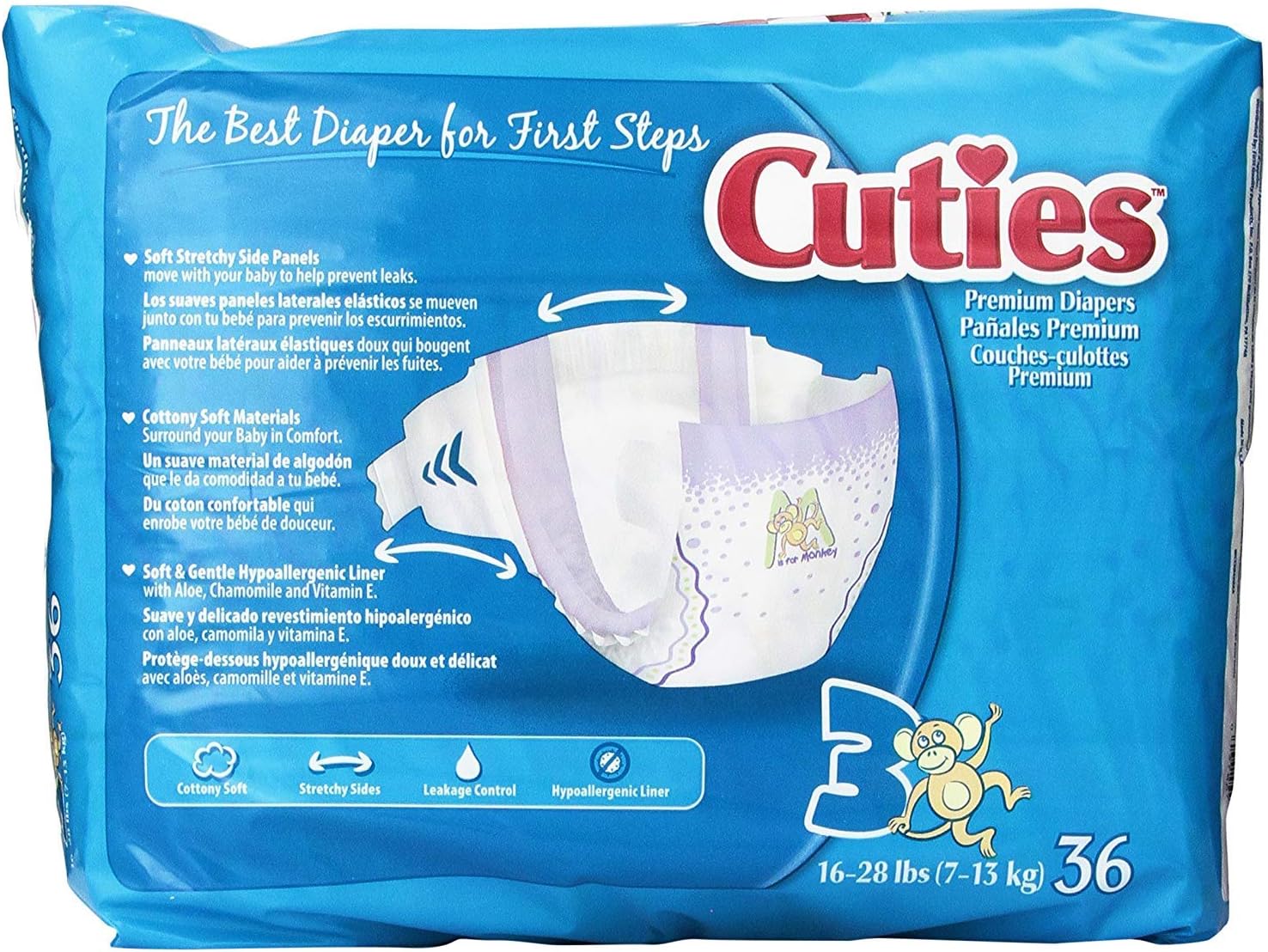 cuties diapers size 3