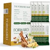 The Forward Bar Vanilla Chai Protein Bars, Plant-Based Gluten-Free Snack | 12g Complete Protein, Whole Food Ingredients, Dairy-Free, Non-GMO, High Fiber Healthy Snack &amp; Meal Replacement, Box of 9 Bars