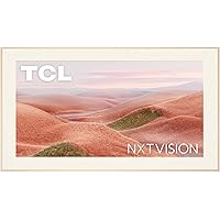 TCL 55” NXTVISION Frame TV 4K QLED, Dolby Vision IQ HDR & Dolby Atmos Smart TV with Google TV, Including Built-in Google Assi
