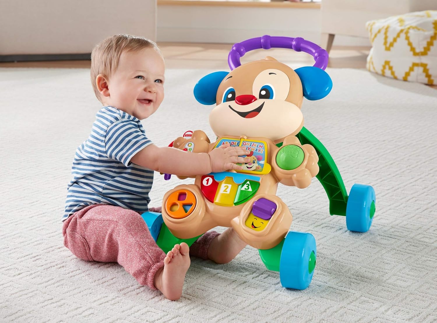 trotteur fisher price chien