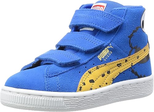 Amazon プーマ スニーカー Suede Mid Sesame Cm V Ps エレクトリック ブルー レモネード ブライト ゴールド 17 0 17cm 旧モデル Puma プーマ 運動靴 スニーカー