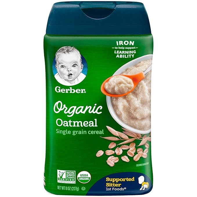 gerber organic rice cereal