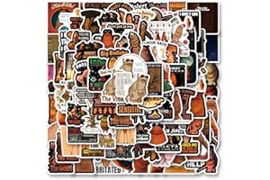 110Pcs Marcus The Worm Stickers Funny Marcus The Worm Decal Merch Scrapbook Sticker Waterproof Vinyl for Laptop, Water Bottle