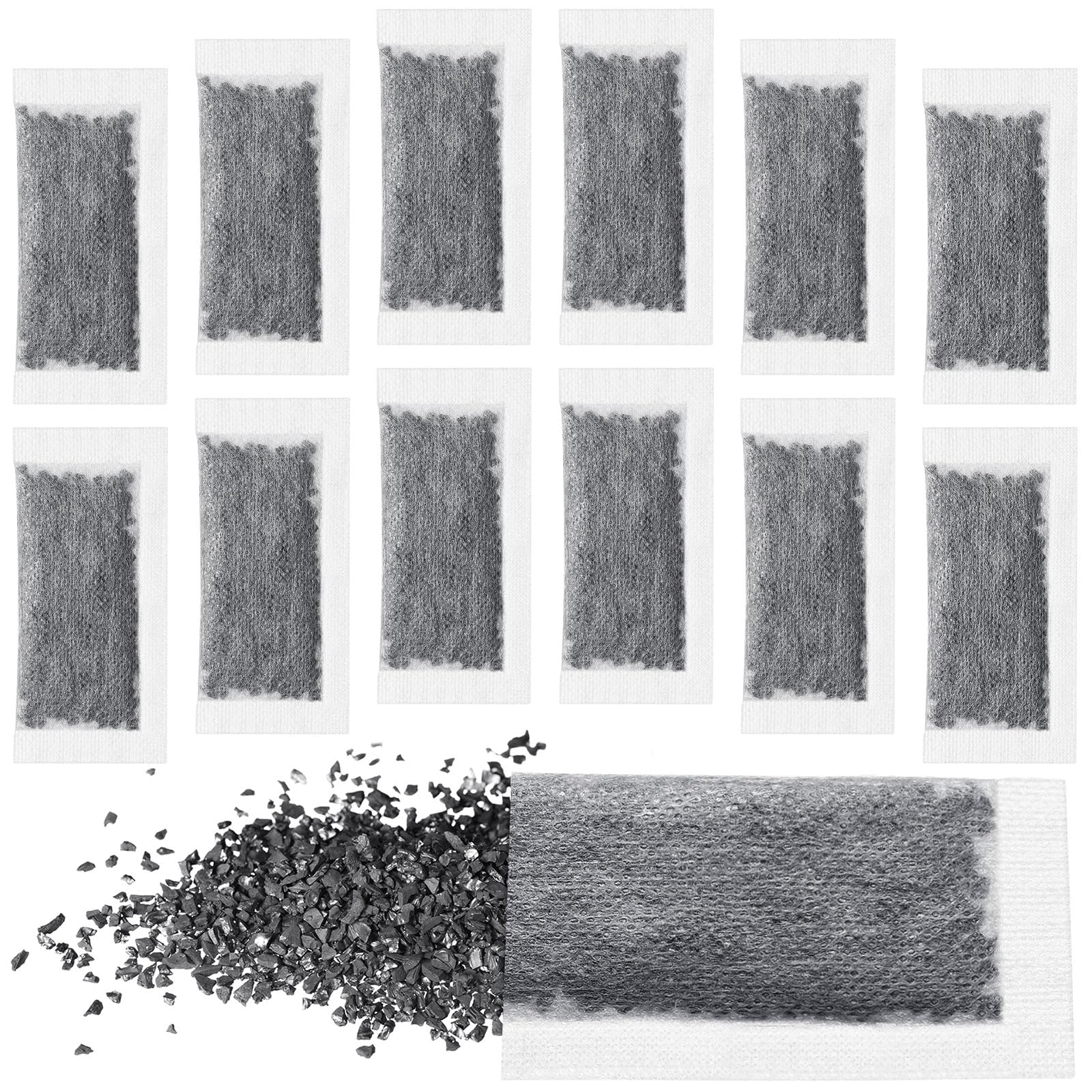Photo 1 of Lounsweer 12 Packs Replacement Activated Charcoal Distiller Filters Coconut Husk Activated Carbon Filter Sachets Compatible with Countertop Water Distiller Models