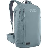 Evoc, Commute Pro 22, Backpack, 22L, L/XL, Steel | EVOC Commute Pro 22L Backpack with Liteshield Plus Back Protector