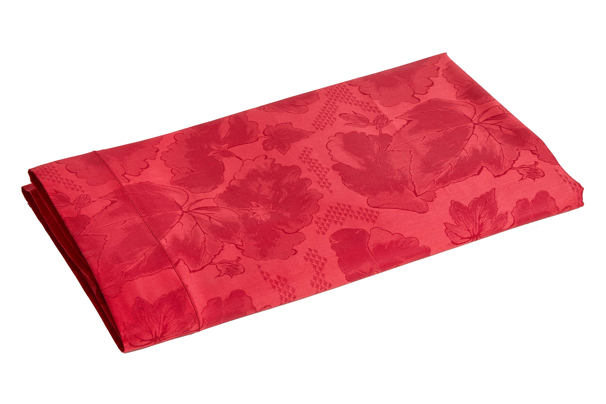 Blanc des Vosges Bedding, Cotton, Ruby-red, 180 x 290 cm