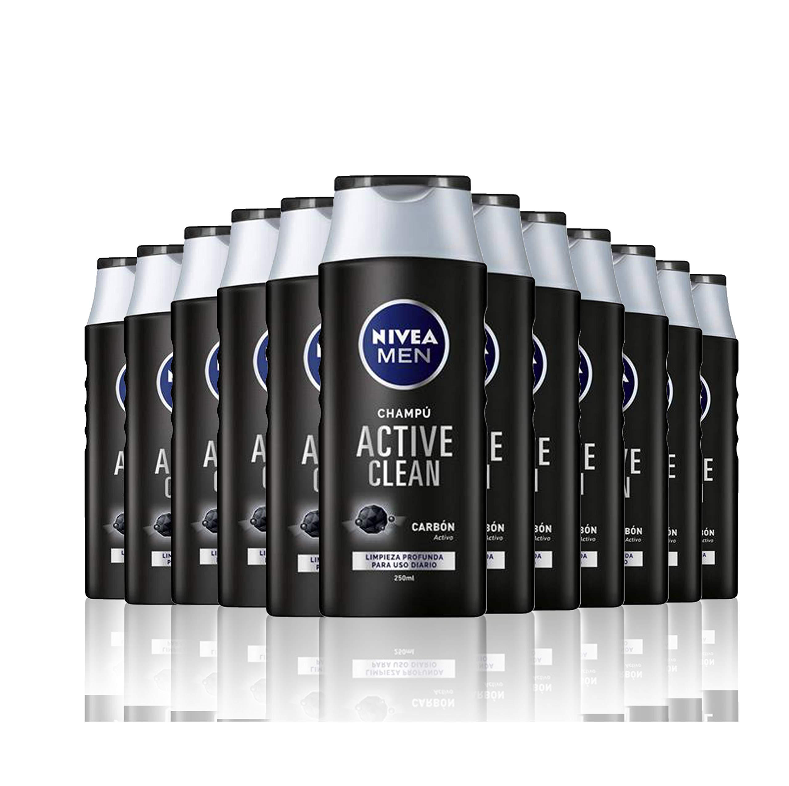 Nivea Men Shampoo Active Clean – Package of 12 x 250 ml – Total: 3 L — image 1
