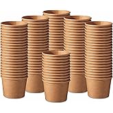 Eco-Craze (16 oz Pack of 400) Kraft Soup Bowl, Paper Soup Container for Soup, Disposable Container, to Go Hot Soup Bowls, Kra