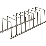 Spectrum Diversified Euro Lid Organizer, Plate Rack, Lid Holder, Square, Satin Nickel
