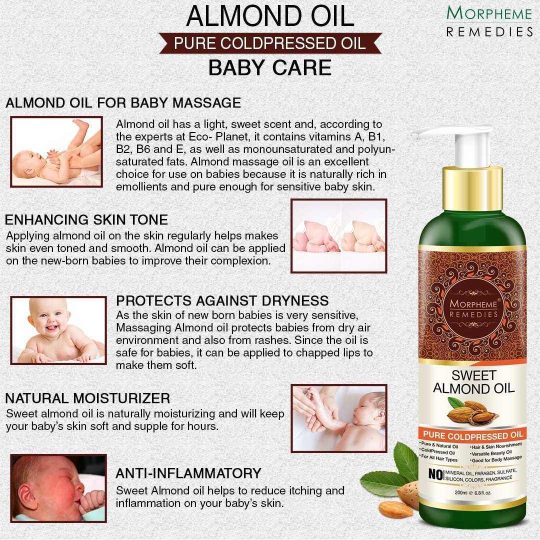 Morpheme Remedies Cold Pressed Sweet Almond Oil 200ml Buy