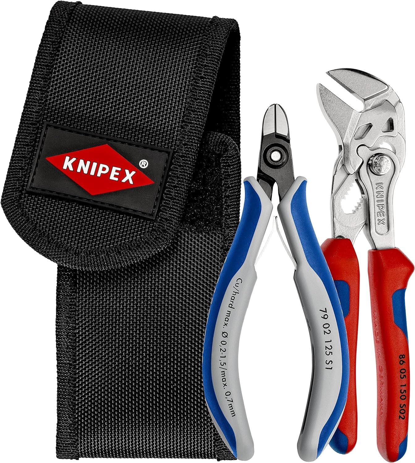 KNIPEX Cable Tie Cutting Set 1 x 86 05 150 S02, 1 x 79 02 125 S1 175 mm, 00 19 72 V01