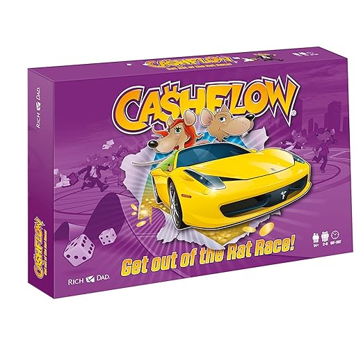 CASHFLOW Spiel in DEUTSCH - Rich Dad Investitionsspiel von Robert Kiyosaki - Neueste Originalausgabe von CASHFLOW 101