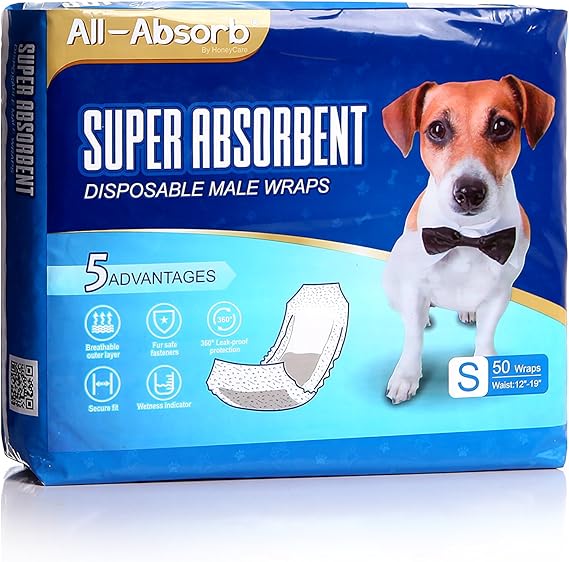 All-Absorb A26 Male Dog Wrap 