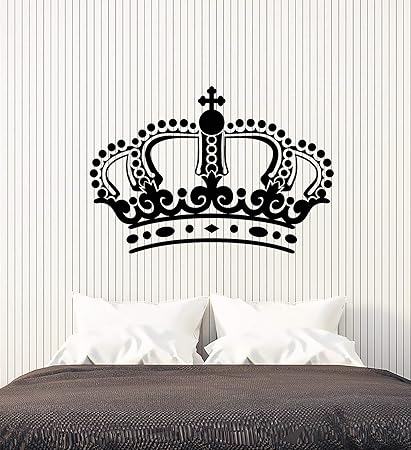 Amazon Com Vinyl Wall Decal Royal Crown For King Queen
