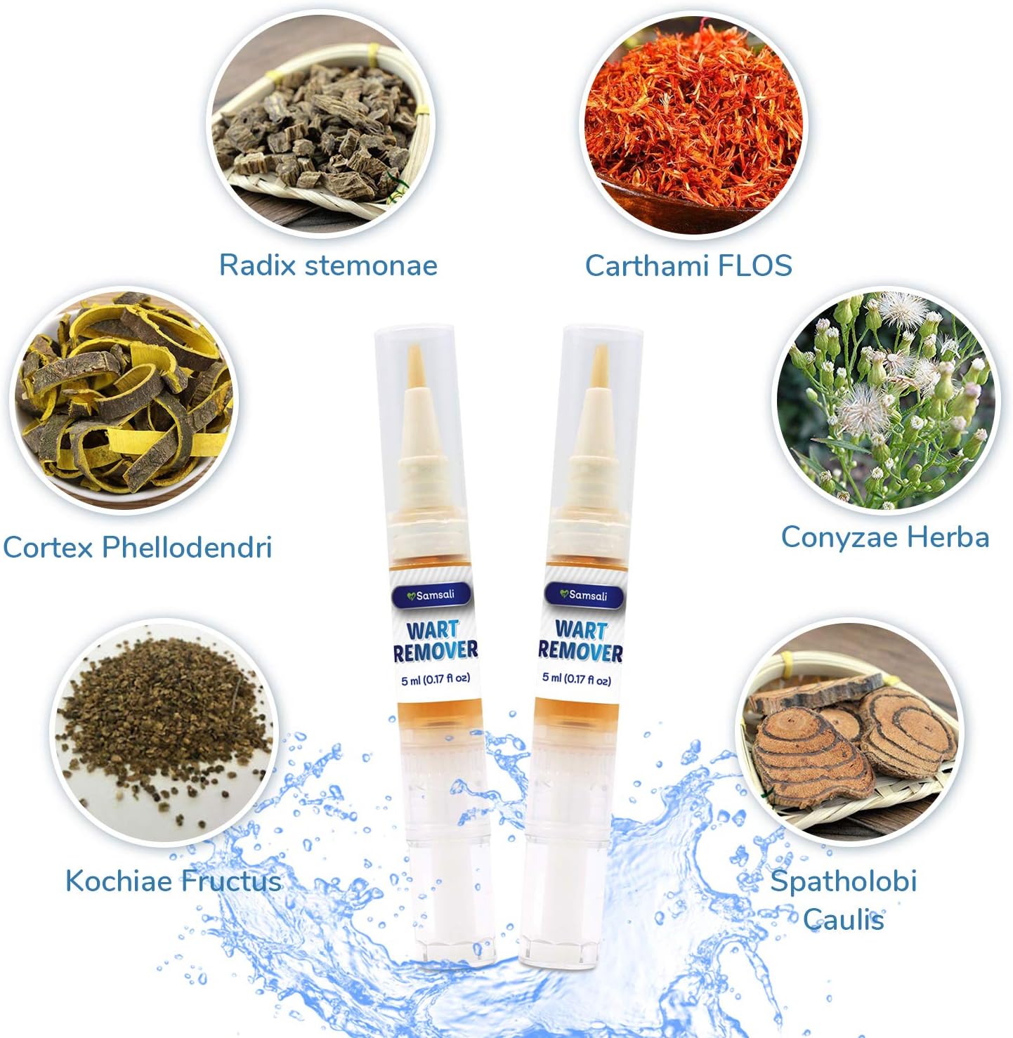 Samsali Wart Remover, Maximum Strength, Easy and Painless Wart Remover,  Removing all Kinds of Common Warts, Best Wart Remover for Removing Warts: Health & Personal Care