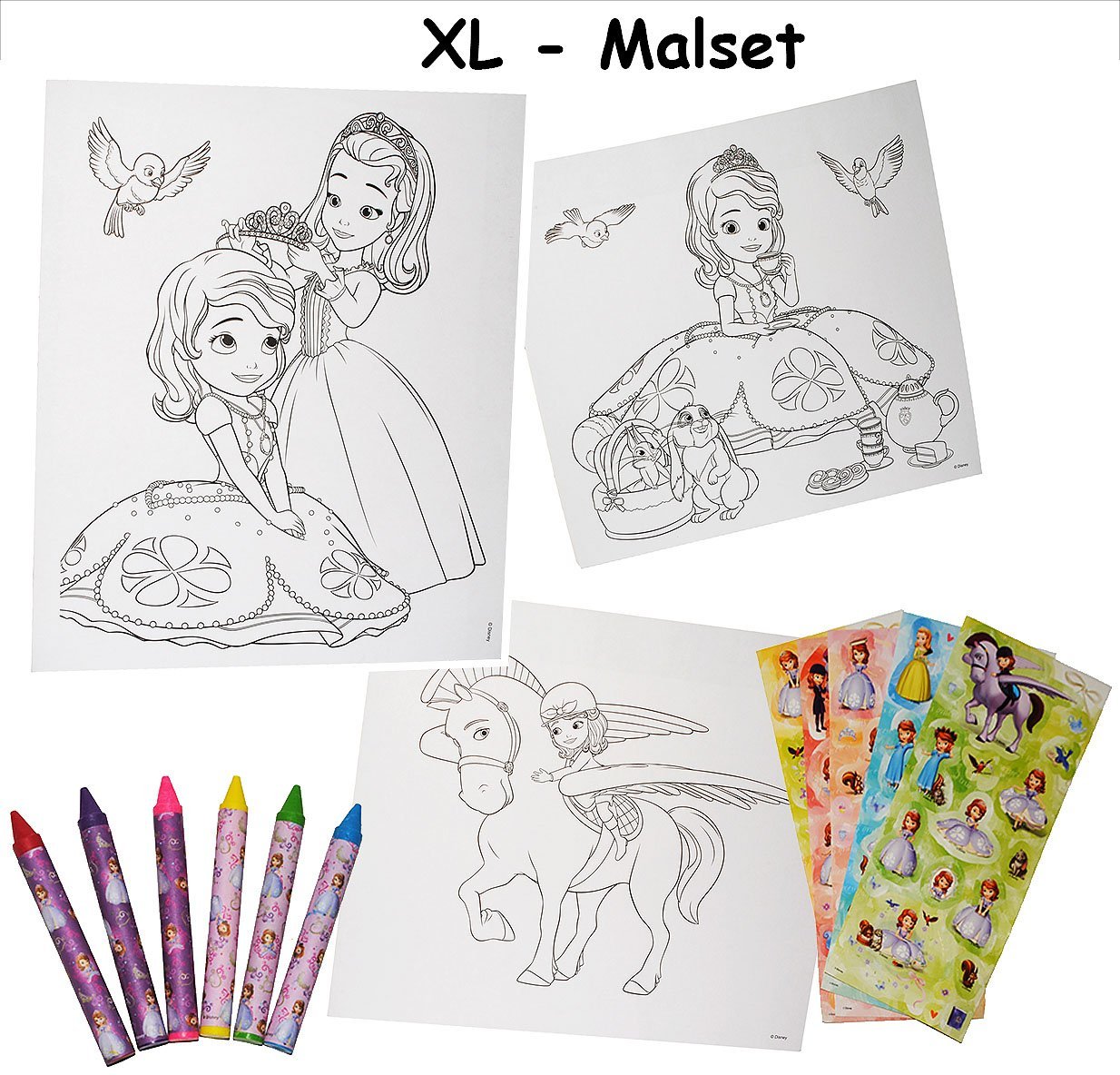 Unbekannt XL Malset / Zeichenset Disney Sofia The First