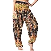 B BANGKOK PANTS Harem Pants Women Yoga Boho Clothes with Pockets