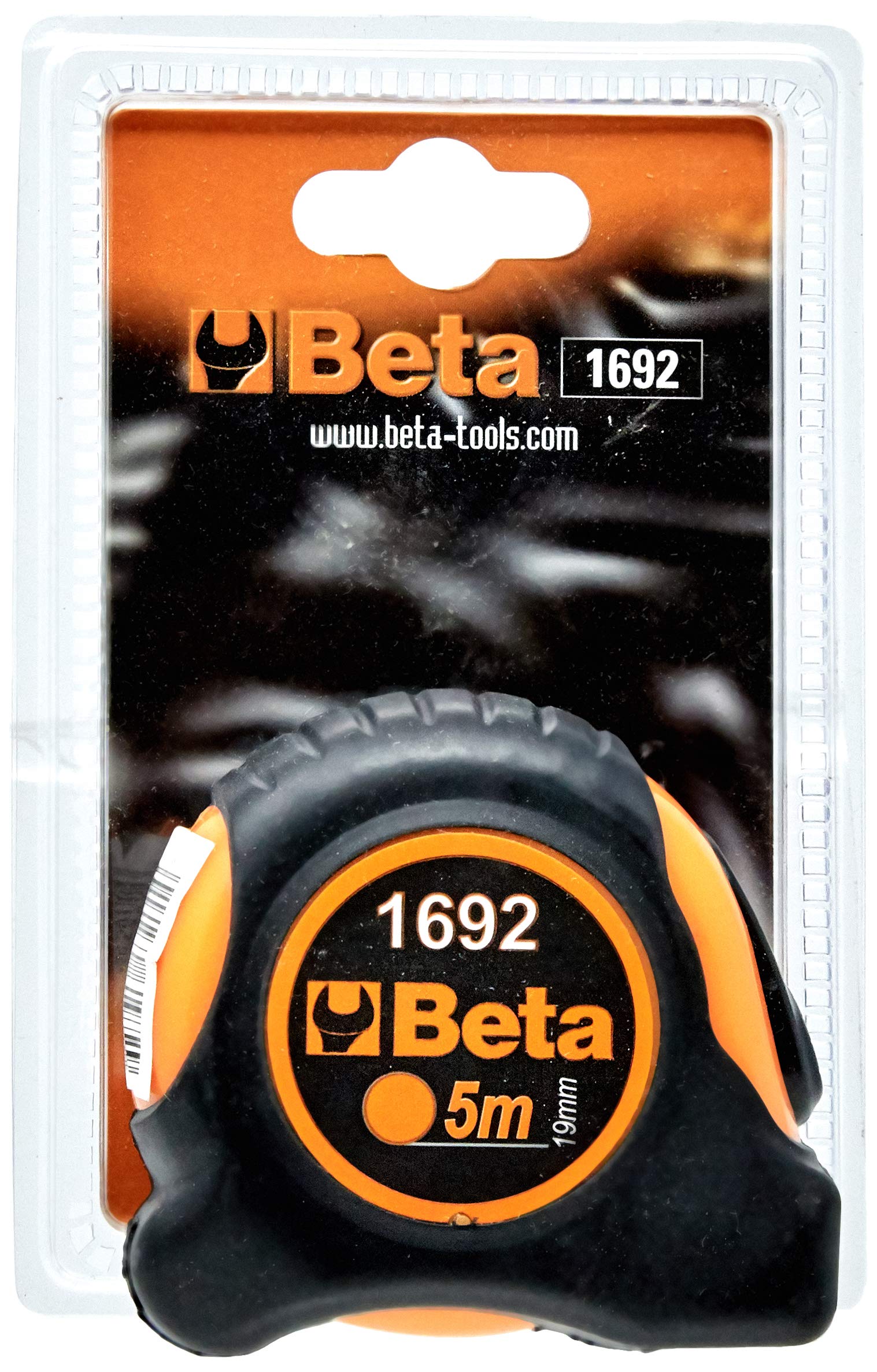 Beta 16920055 Model 1692/5 Measuring Tape, Shock-Resistant, Bi-Material, 5 Metre