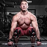 AQF Weight Lifting Straps 60CM Cotton Wrist Straps Neoprene Padding view 7