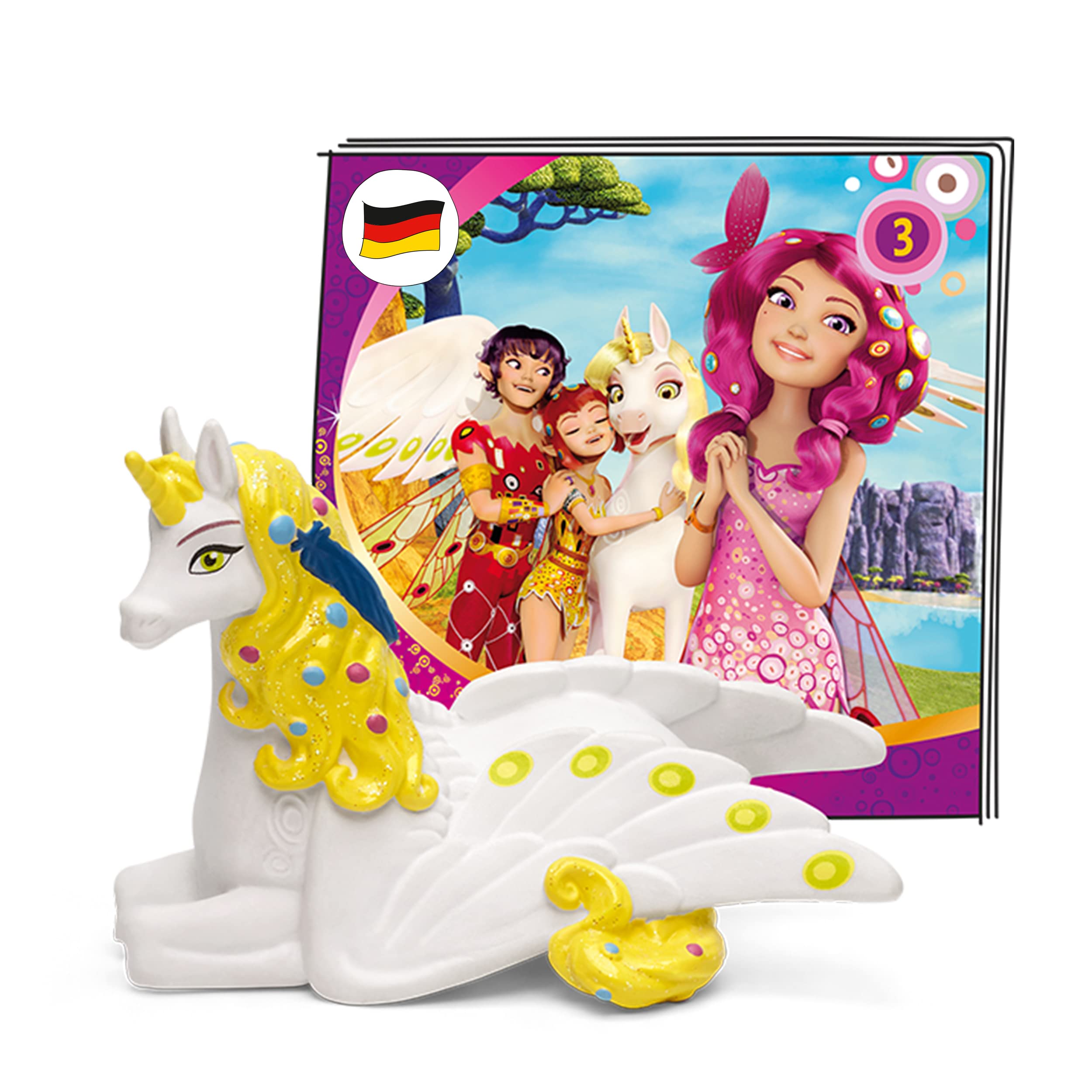 tonies Audio Figure for Toniebox, Mia and Me - The Golden Unicorn/Onchao and Paradise, Audio Play for Children from 6 Years, Playing Time Approx. 45 Minutes