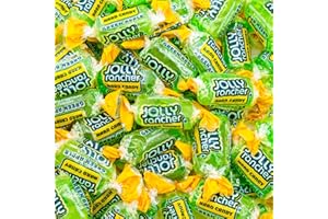 DONTY-TONTY Hard Candy GREEN APPLE Original Flavor 1 lb - Bulk Bag, Individually Wrapped (74 Pieces)