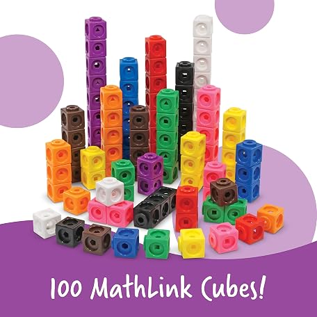 Mua Learning Resources MathLink Series Math Activity Set 100 Cube ...
