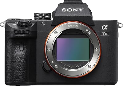 Sony Alpha 7 III Full-Frame Mirrorless Camera 24.2MP 4K 693 Point AF 5 Axis