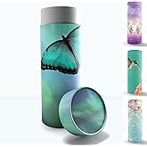 Bokeh Butterfly Scattering Tubes for Human Ashes TSA Approved Scattering Urn and Eco-Friendly Biodegradable Urns for Human Ashes & Biodegradable Urn for Burial at Sea