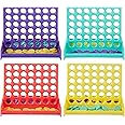 The Twiddlers 24 Pack Mini 4 in a Row Games for Kids Age 3+ (4 Colours) Line Up Mini Board Games for Education, Travel, Campi