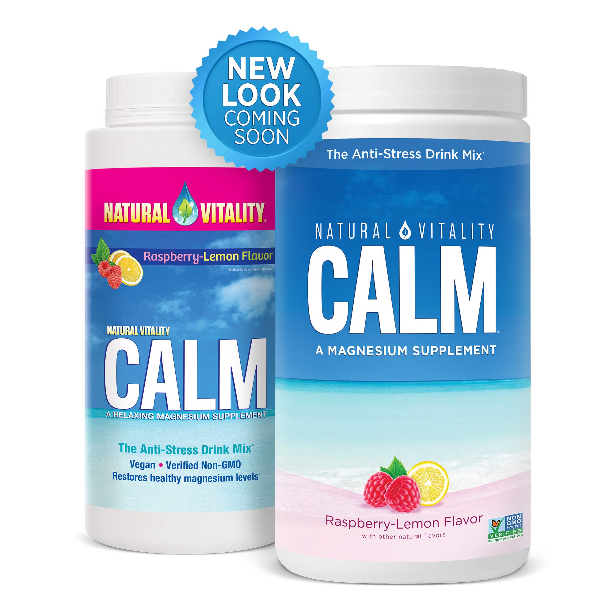 Natural Vitality Calm, Magnesium Citrate Supplement Powder, AntiStress