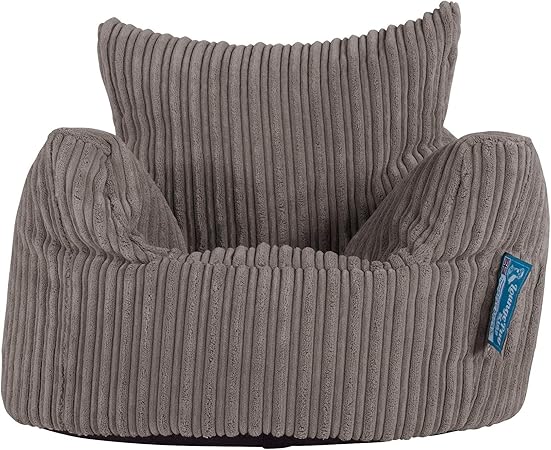 childrens armchair grey