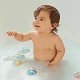 Munchkin Float and Play Bubbles Toy Multicolor Pack of 4 Bath Toys view 5