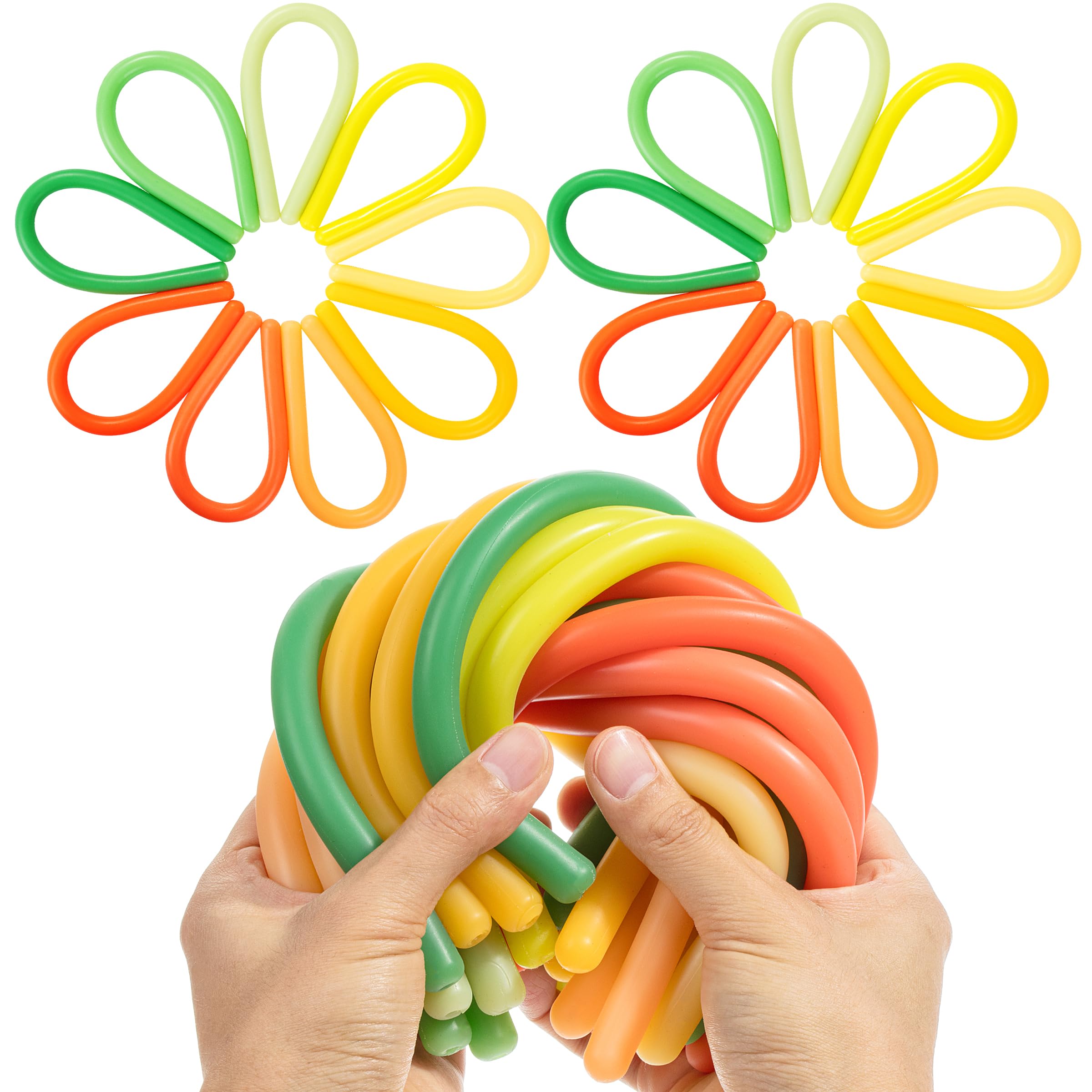Mr. Pen- Monkey Noodle Fidget Toy, 18 Pack, Colorful, Monkey Noodles Fidget Toy, Strong and Durable, High Elasticity, Non Toxic, Stretches Up to 5 Feet