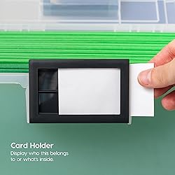 IRIS USA File Box WeatherPro Portable File
