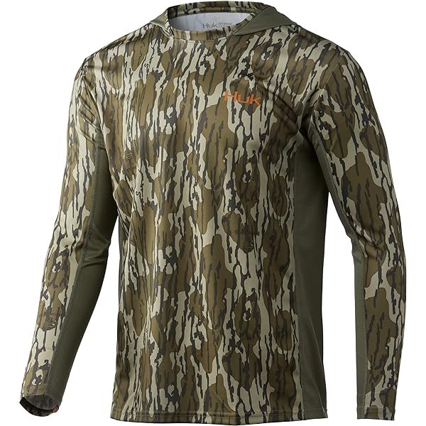 ウェア HUK ICON X MOSSY OAK L/S UV DRY HOODIE Huk Icon X Mossy Oak Fracture Hoodie H1200392 - Choose Size