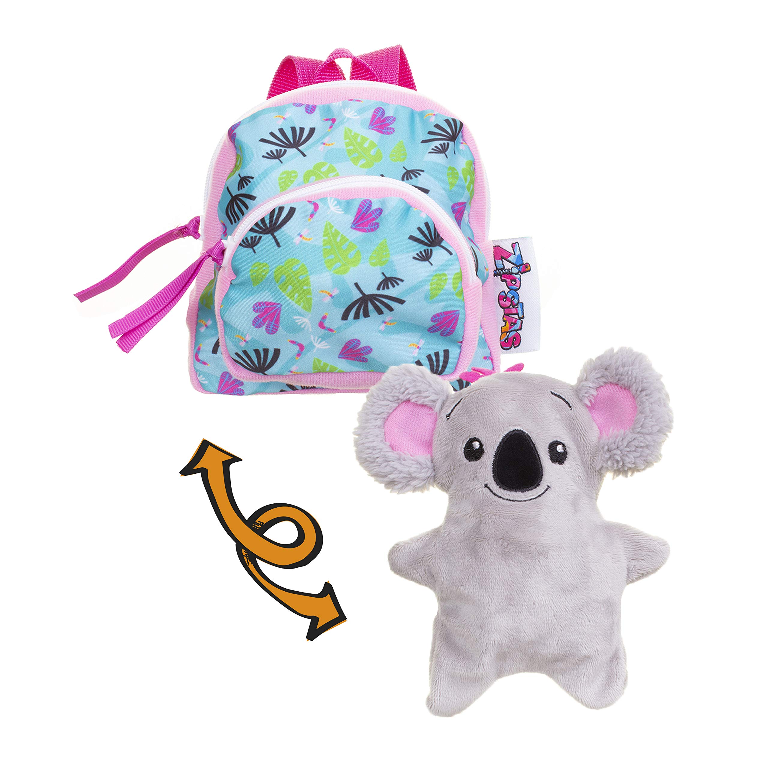 Zipstas Koala 2-in-1 Toddler Backpack. Backpack transforms into koala teddy bear.