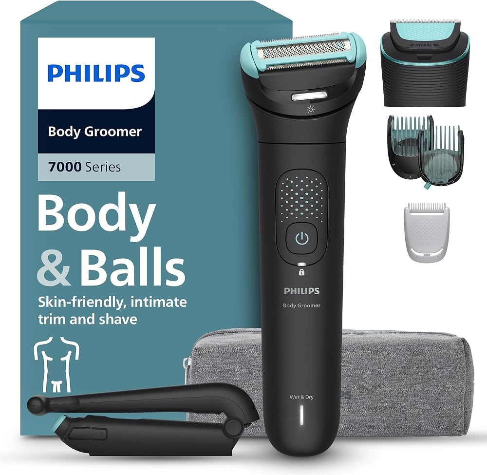 Philips Body Groomer 7000 Series BG7480/15 Trimmer 2D Flex Head 120 min