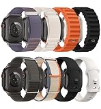 8 Pack Compatible with Apple Watch Band 42mm 41mm 40mm 38mm for Women Men,Breathable Trail Loop+Alpine Loop+Ocean+Silicone Sport Band for iWatch Series 11/10/9/8/7/6/5/4/3,SE 3 2 1