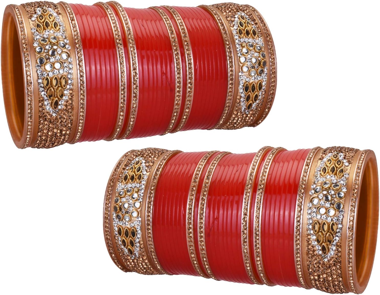 Bridal Chuda Bangle Set Indian Wedding Red Color Punjabi Chura Designers Gift Item