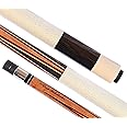 Balabushka GB2 Billiard Pool Cue Birdseye Maple Forearm, 4 Point African Ebony Splice, w/Four Color Traditional Bushka Veneers