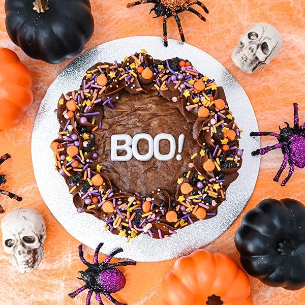 SWEETS INDEED HALLOWEEN SPRINKLES, CANDY EYEBALLS, EDIBLE SPRINKLE MIX, PERFECT FOR CAKE DECORATIONS, BAKING, ICE CREAM, COOKIES, CUPCAKE TOPPER, 4 OUNCES (TOIL & TROUBLE)