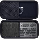 Aenllosi Hard Case for Logitech MX Keys Mini Advanced Keyboard, Black | EVA hard shell, Water-resistant design, Impact-resistant design, Protective case only