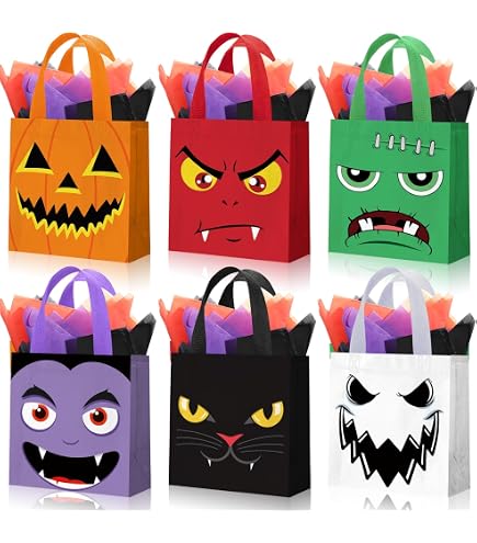 PARSUP 20PCS Halloween Trick Or Treat Bags, Ireland