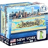 4D Cityscape Mini Puzzle (193 Piece), New York