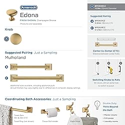 Amerock | Cabinet Knob | Champagne Bronze | 1-1/4