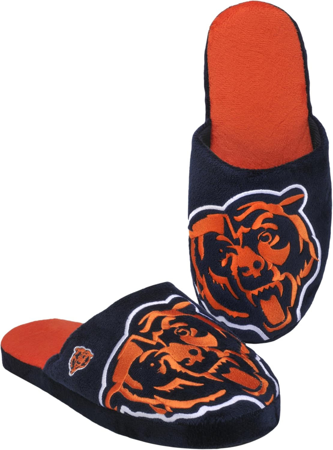 Amazon.com : Chicago Bears 2011 Big Logo Men Slipper Tpr Sole Small : Sports Fan Slippers : Clothing