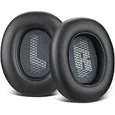 SOULWIT Earpads for JBL E65BTNC, Live(650BTNC/770NC/660NC) - Black | for E65BTNC/Live 650BTNC/Live 770NC/Live 660NC/Duet NC Over-Ear Headphones