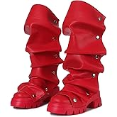 VOMIRA Slouchy Boots for Women Fold Over Boots